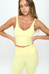 Activewear Set Top and Leggings - Sunshine - lemon blonde boutique