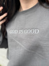 "God Is Good" Sweatshirt - Charcoal - lemon blonde boutique