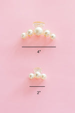 Pearl Hair Claw Clip Set - 2PK - lemon blonde boutique