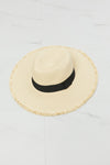 Time For The Sun Straw Hat in Ivory - lemon blonde boutique