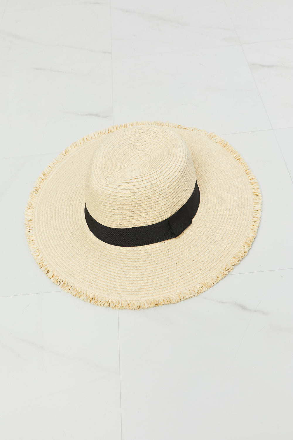 Time For The Sun Straw Hat in Ivory - lemon blonde boutique